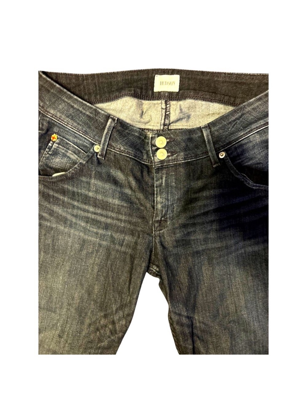 Hudson Women's Size 29 Dark Wash Straight Leg Jeans